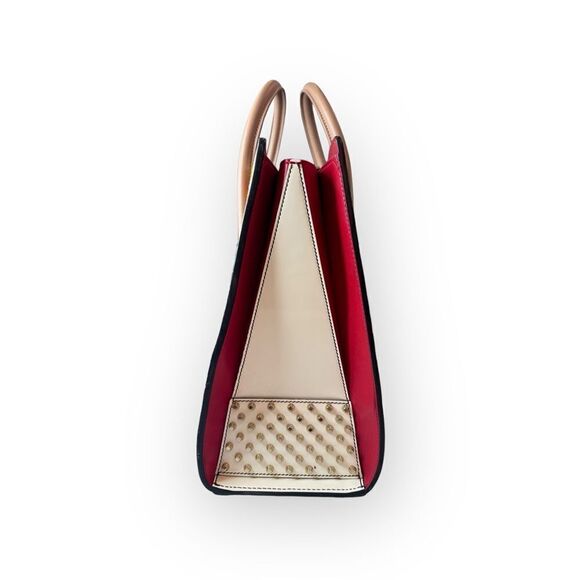 Christian Louboutin Paloma Africube Leather Textile Tote - Picture 11 of 16